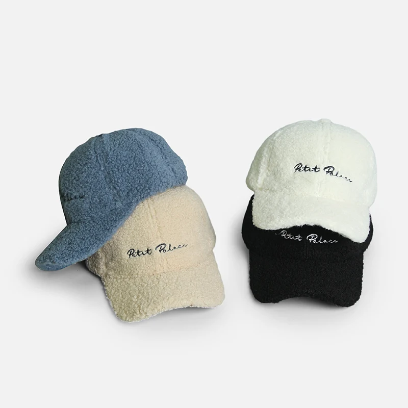 

Бейсбольная кепка теплая шерстяная, однотонная, с защитой от ветра, Осень-зима, белая, в Корейском стиле, шапки для мужчин и женщин
