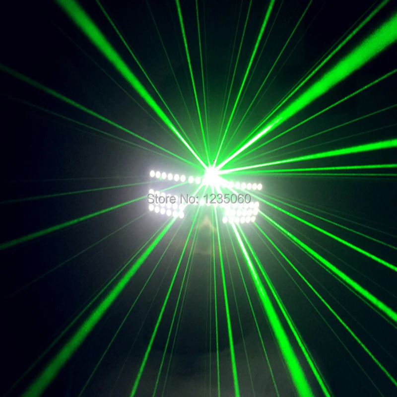 СВЕТОДИОДНЫЕ Светящиеся Зеленые лазерные мужские очки Laserman для рождественской