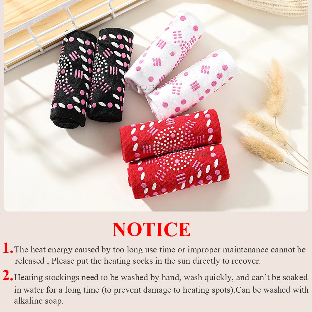 Self-heating Magnetic Socks insoles for Women Men Self Heated Socks Tourmaline Magnetic Therapy Winter Warm Massage Sock Unisex