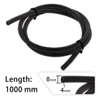 Универсальный силиконовый шланг для автомобиля, мотоцикла, 3 мм, 4 мм