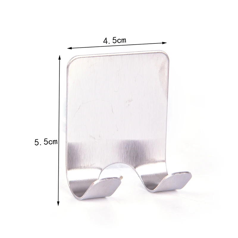 

2Pcs Stainless Steel Razor Holder Storage Hook Wall Shaving Shaver Shelf Bathroom Razor Rack