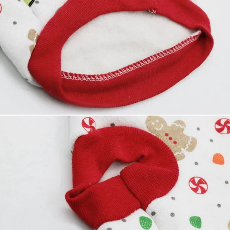 Футболка для собак Топы Нарядная одежда на Рождество карнавал флисовый костюм