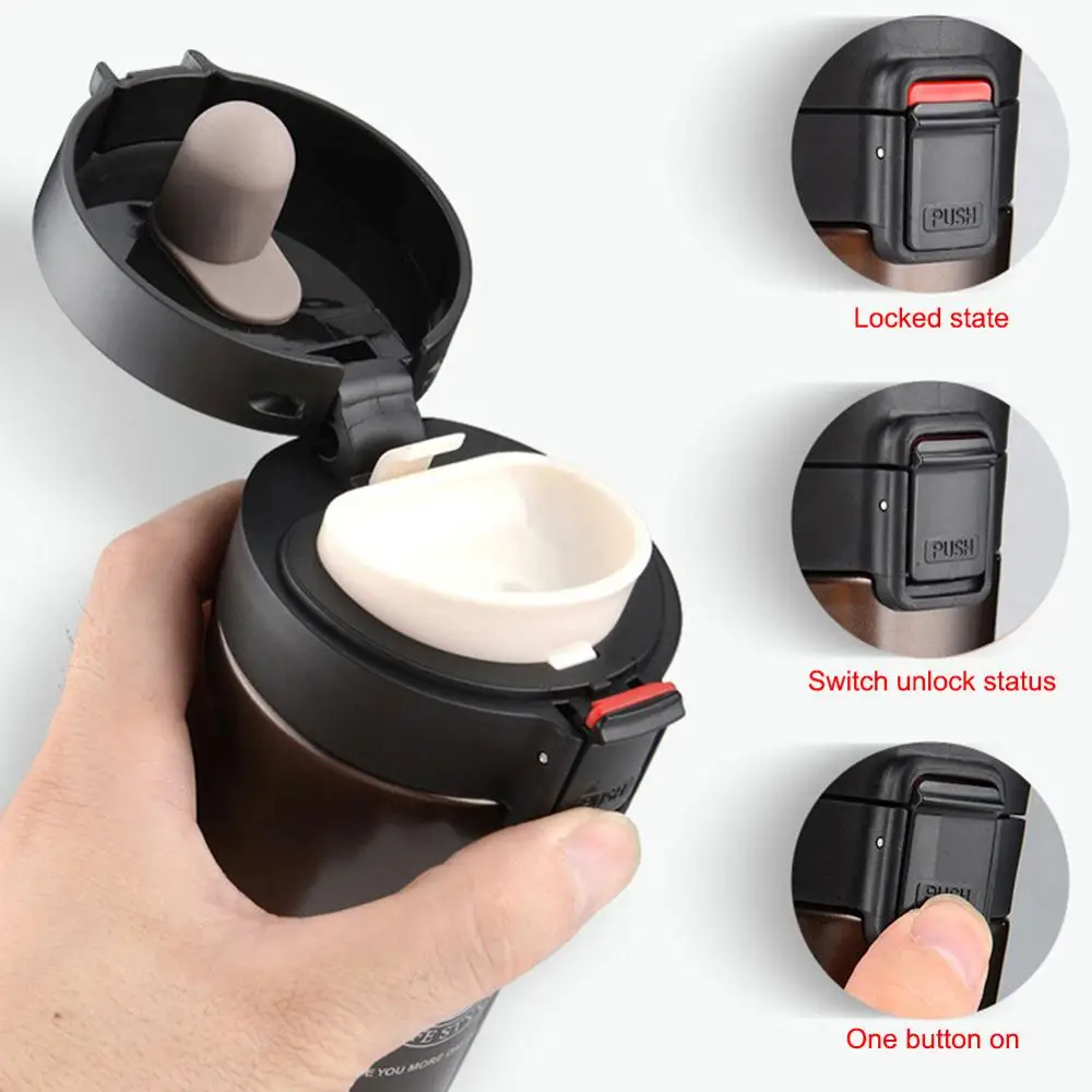 380 мл отскакивающая кофейная кружка чашка Термокружка гидро колба термо кафе