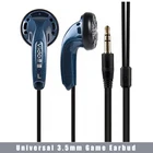 Универсальные Игровые наушники-вкладыши 3,5 мм, музыкальные наушники с ушным крючком, стереогарнитура, наушники с тяжелыми басами для MP3, MP4, Android