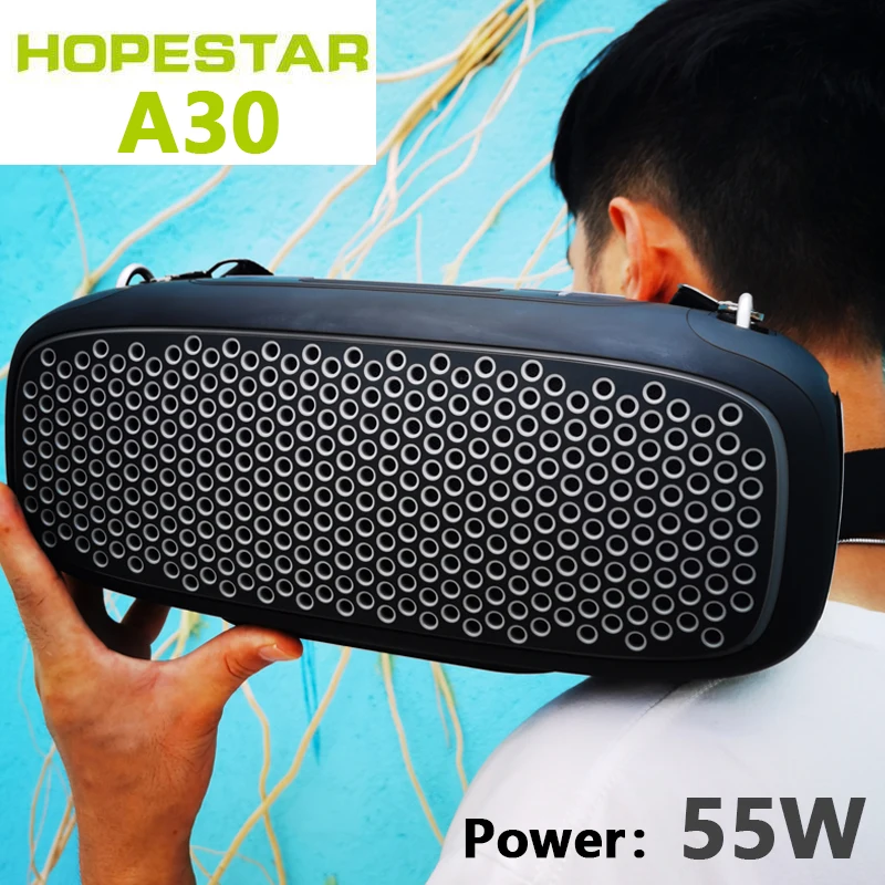

HOPESTAR 55W High Power Portable Bluetooth Speaker Super Bass Column for Computer Speakers Subwoofer Music Center caixa de som
