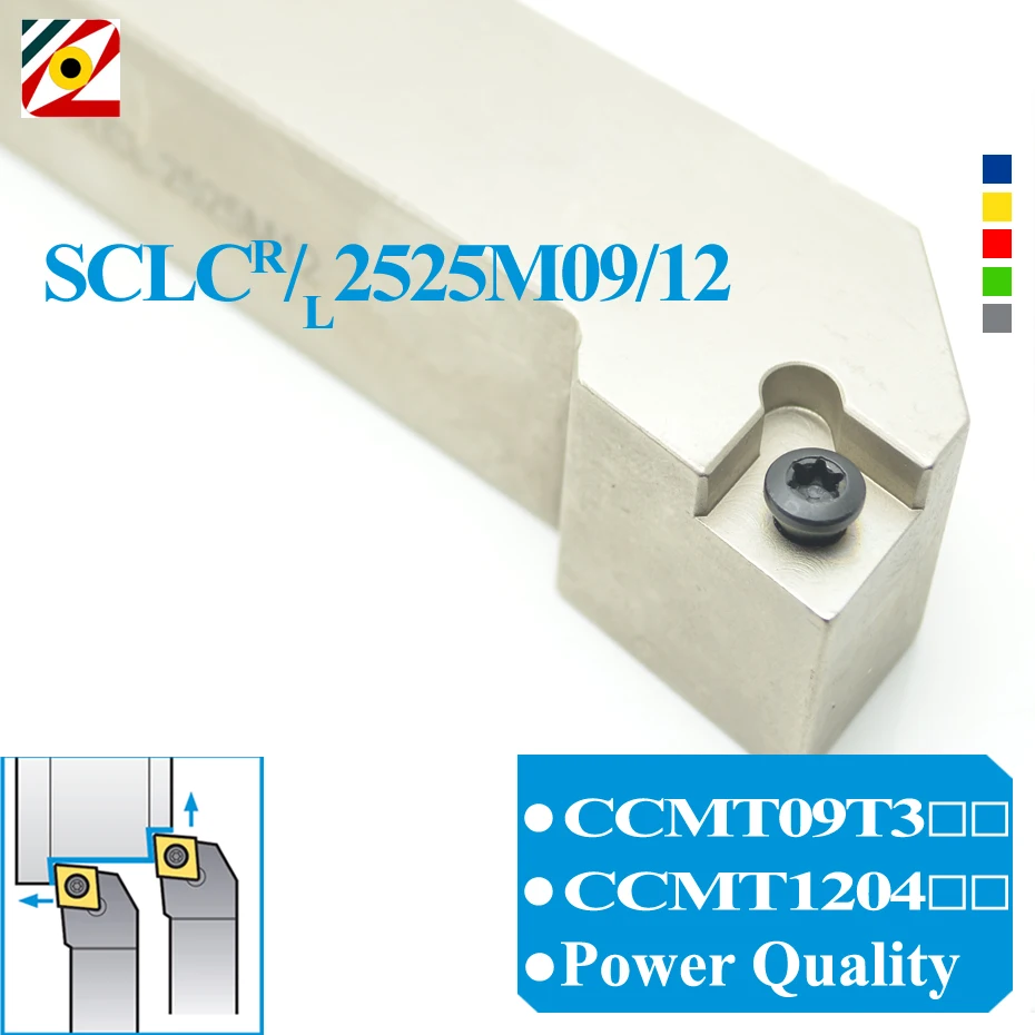1 шт. SCLCR2525M09 SCLCR2525M12 SCLCL2525M09/12 держатель инструмента для токарного станка с ЧПУ
