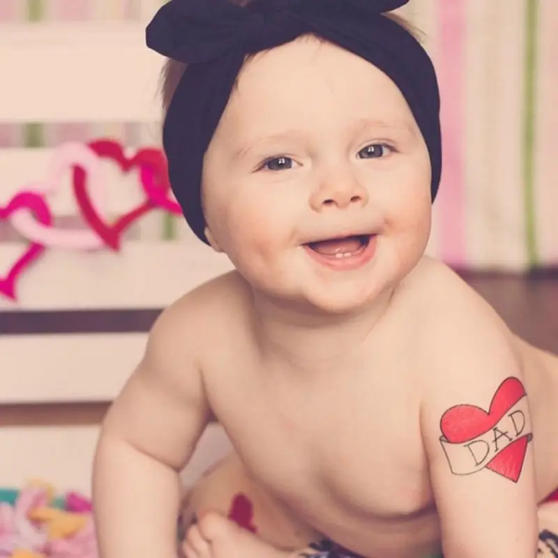 Футболки красного цвета с сердцем и надписью Love Dad/Одежда для мамы детей