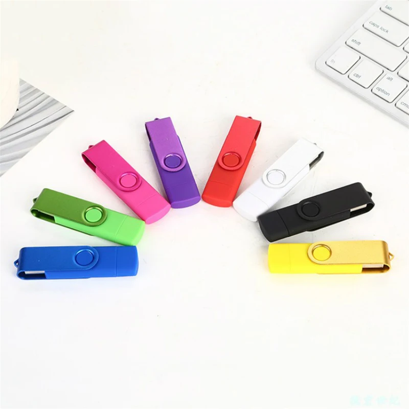 Пользовательский логотип двойное использование Android OTG USB флэш накопитель 4 ГБ 8 16