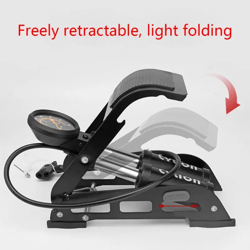 

High-Pressure Car Motorcycle Bicycle Foot Air Pump Motocross Portable Air Pump N84F