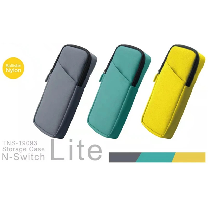 Защитный чехол сумка для Nintendo Switch Lite сверхмягкий нейлоновый карман на молнии с