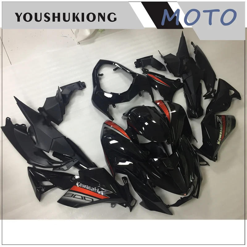 

Полный комплект обтекателей кузов 2013-2014-2015-2016 мотоциклетный Красный Клетчатый для Kawasaki Z800 13-14-15-16 инъекция обтекателя ABS