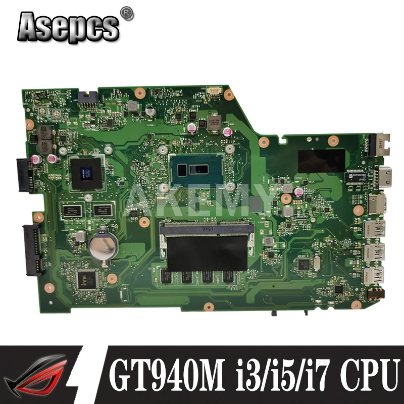 Материнская плата X751LB REV 2 3 для For Asus R752LA X751LJC R752LD X751LN X751LD X751LJ A751L материнская
