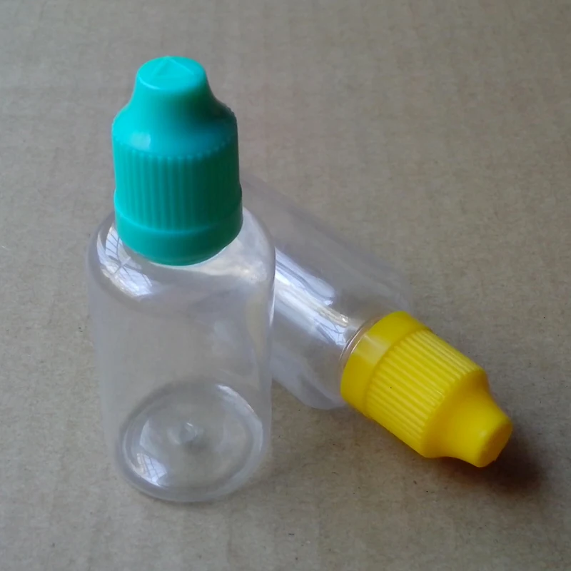 

50pcs Empty 50ml Clear Plastic Bottle With Childproof Cap And Long Tip For Eye Dropper E Liquid Hard PET Dropper Bottle