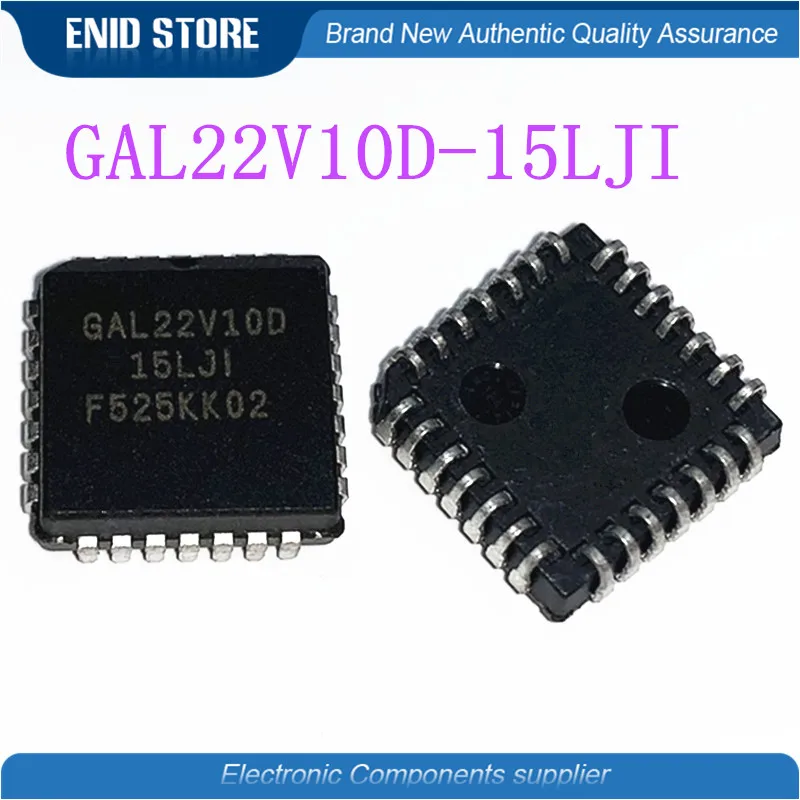 1 шт./лот GAL22V10 GAL22V10D GAL22V10D-10LJI GAL22V10D-15LJI PLCC28 | Электронные компоненты и