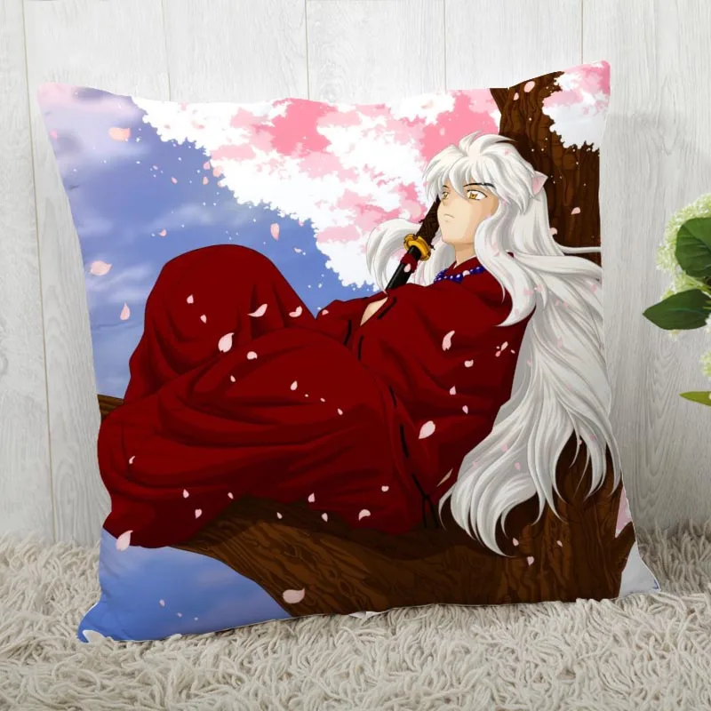 Наволочка с принтом InuYasha на заказ, наволочка для дома, декоративная наволочка, индивидуальный подарок 45x45 см A19.11.8 - Цвет: 17