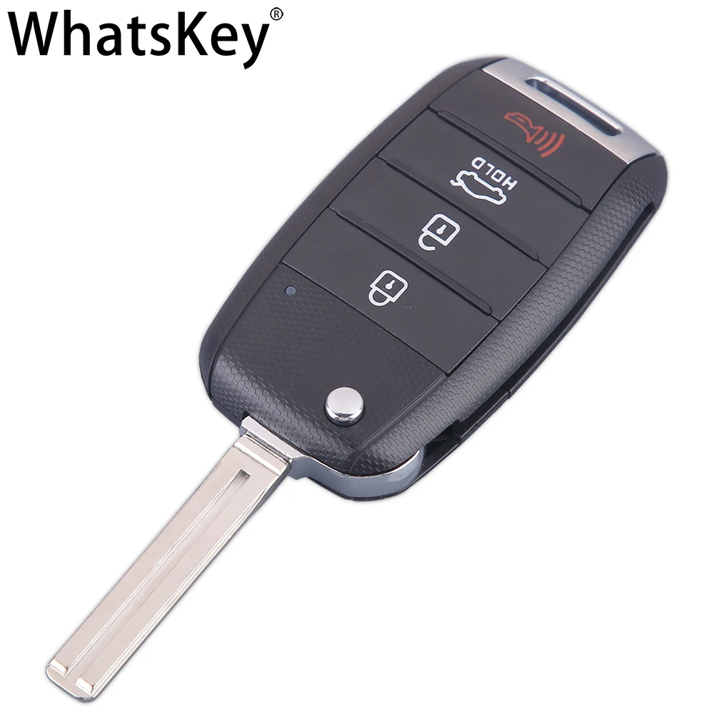 WhatsKey 3/4 кнопка Автомобильный ключ корпус чехол для Kia Sportage K2 K3 K5 Carens Cerato Forte