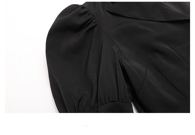 

SeeBeautiful New Fashion 2020 Autumn Notched Long Sleeve Single Breasted Patchwork Pocket Loose Coat Single Suit Women Q003