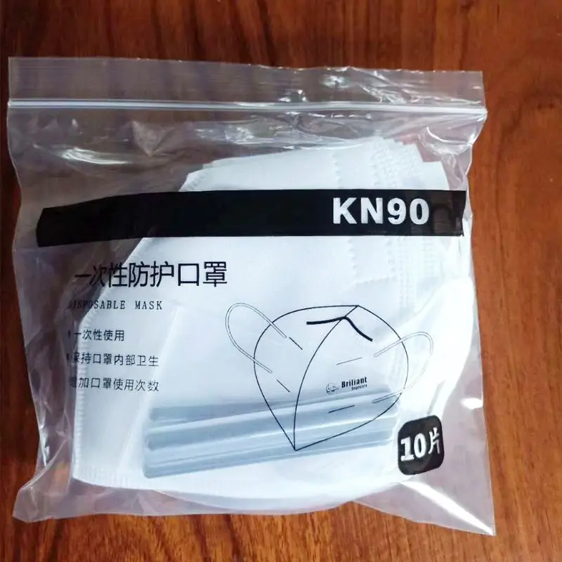 

10pcs Disposable Pm2.5 Anti Dust Mouth Face Masks 4-layers Windproof Anti-bacteria Mask Protective