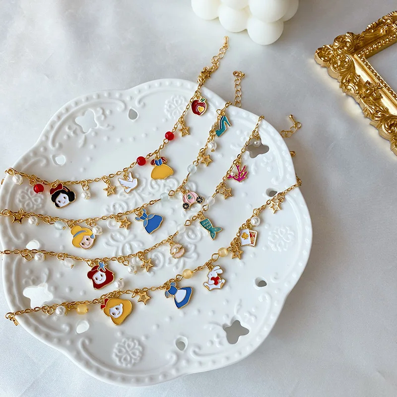 Детское платье сказочной принцессы Золушки Алиса в стране чудес браслет русалки