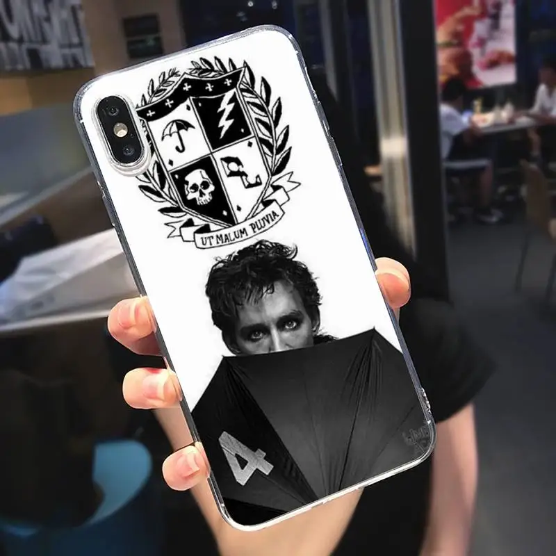 

Aidan Gallagher Number Five TV series Phone Case Transparent soft For iphone 5 5s 5c se 6 6s 7 8 11 12 plus mini x xs xr pro max