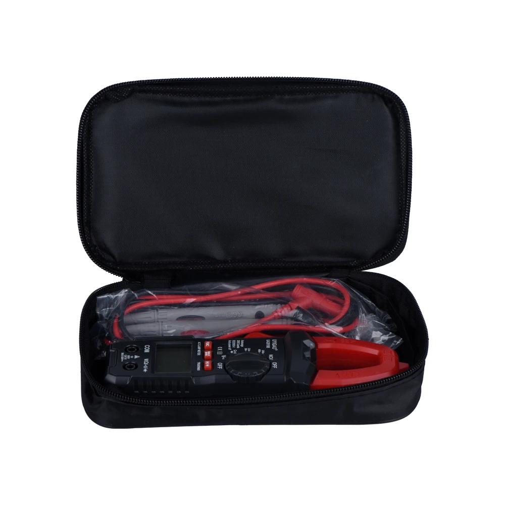 

QHTITEC Clamp Meter True RMS Plier Ammeter Professional Car Repair Digital Multimeter DC AC Current Volt Temp Capacitor Tester