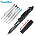 Тактическая ручка, принадлежности для самообороны, военный авиационный алюминиевый Противоскользящий инструмент для личной защиты, для выживания в кемпинге