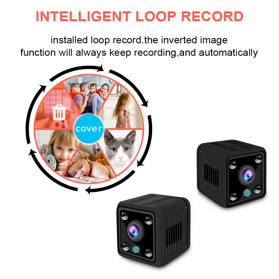 4K мини wifi камера перезаряжаемая IP 1080P ночное видение детский монитор с микрофоном