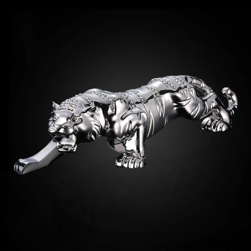 Металлическая модель тигра в китайском стиле украшение для дома и офиса