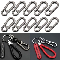 125pcs zinc alloy plated gate spring buckles clips carabiner purses handbags push trigger snap hooks hardware accessories
