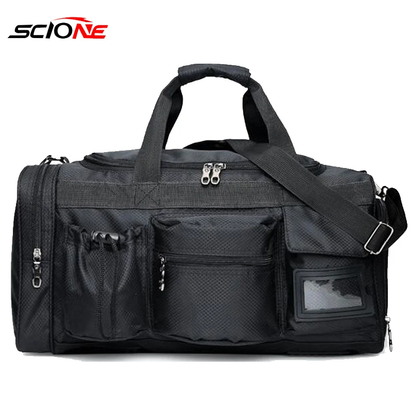 Scione Nylon Gym Sport Bag for Men's Fitness Trainning Handbag with Shoe Compartment Pocket bolsa de deporte para las mujeres