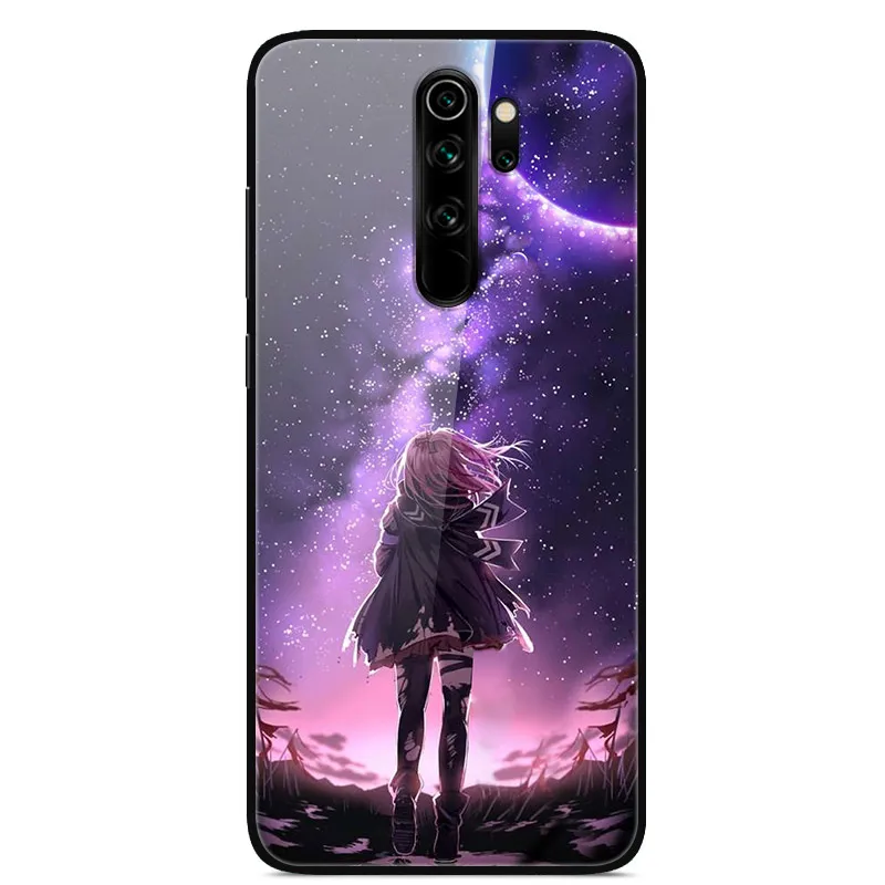 3 Для Xiaomi Redmi Note 8 Pro Чехол из закаленного стекла жесткий стеклянный чехол для телефона для Xiaomi Redmi Note 8 чехол для Redmi Note 8T Note8 - Цвет: 3