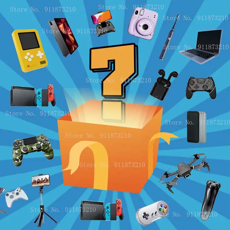 

2022 New Lucky Gift Box Mystery Box Premium Electronic Product Lucky Mystery Box 100% Surprise Boutique 1 To 10 Pcs Random Item