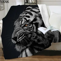 nknk tiger blanket animal thin quilt lonely bedding throw harajuku plush throw blanket sherpa blanket animal vintage rectangle