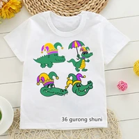 cute dinosaur animal print t shirt girlsboys summer tops kids clothes harajuku shirt kawaii childrens clothing tshirt boy
