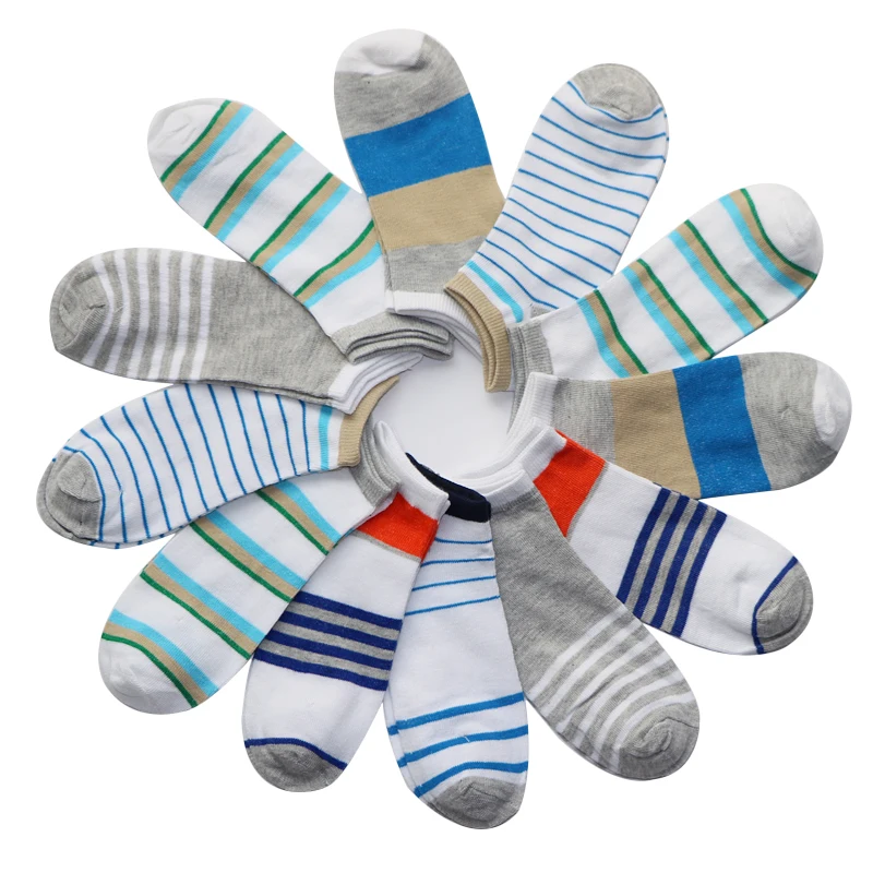 

10/5/4/3pairs Men's Short Socks Cotton Ankle Socks for Man No Show Boat Sock Non-slip Spring Summer Comfortable Male Socks