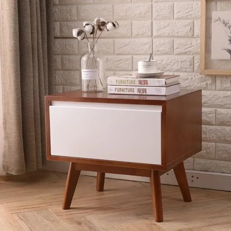 Прикроватная тумбочка для спальни в скандинавском европейском стиле| |