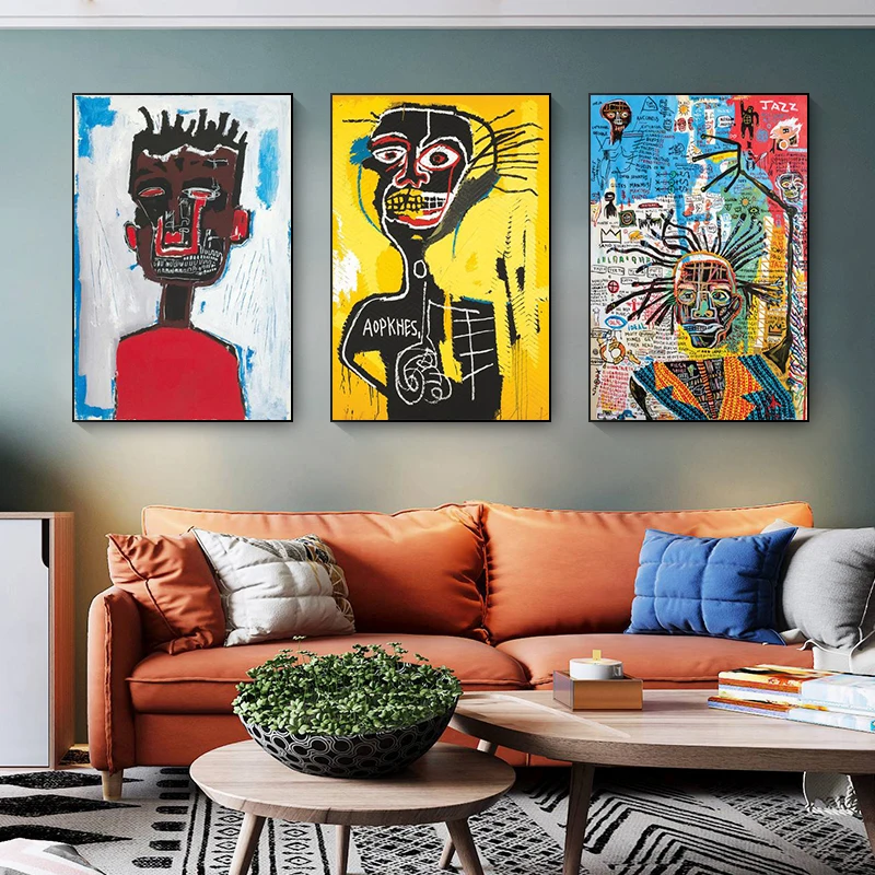 Абстрактные граффити современного уличного для рисования Картины Винтаж