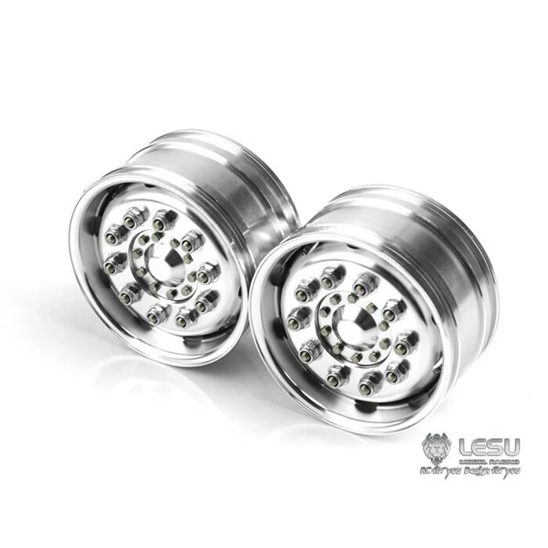 Металлическая широкая Передняя Ступица колеса для 1/14 LESU HINO700 RC тягач 6X4 Шасси |