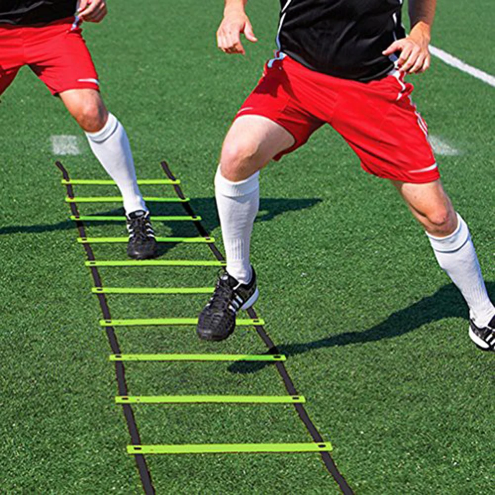

4/6/8 м Скорость лестница игрушки для взрослых Футбол тренировка ловкости обучения PP лямки лестницы Футбол обучение Лестницы Фитнес оборудов...