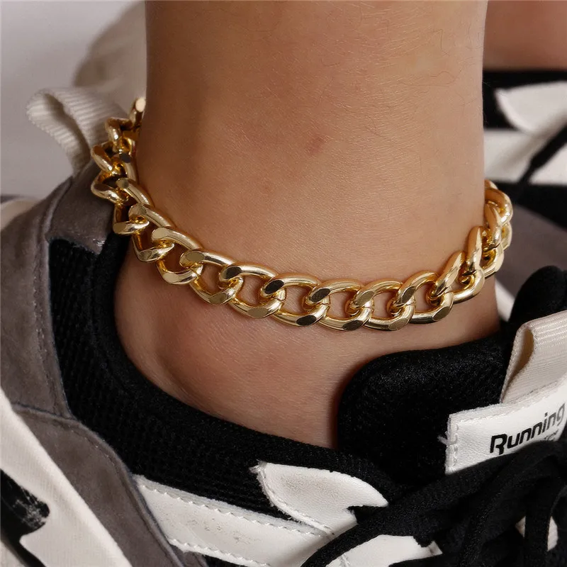 

Jewelry Summer Beach Anklets on Foot Ankle Bracelets for Women Leg Chain Simple Anklet Gold Anklet