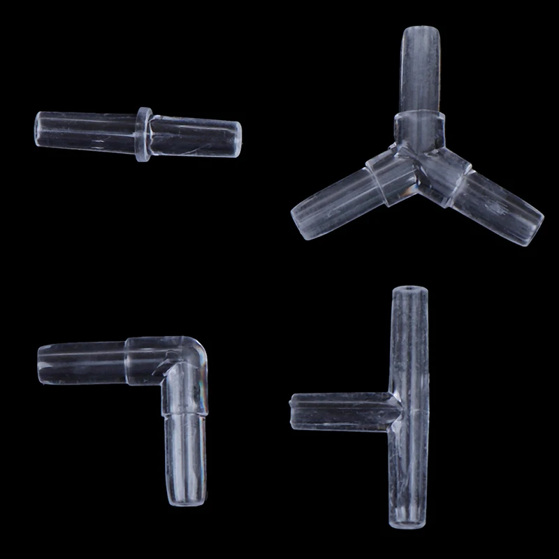 

10pcs New Hot I L T Y Type Hose Equal Tee Transparent Acrylic Hose Water Pipe Connectors Aquarium Pipe