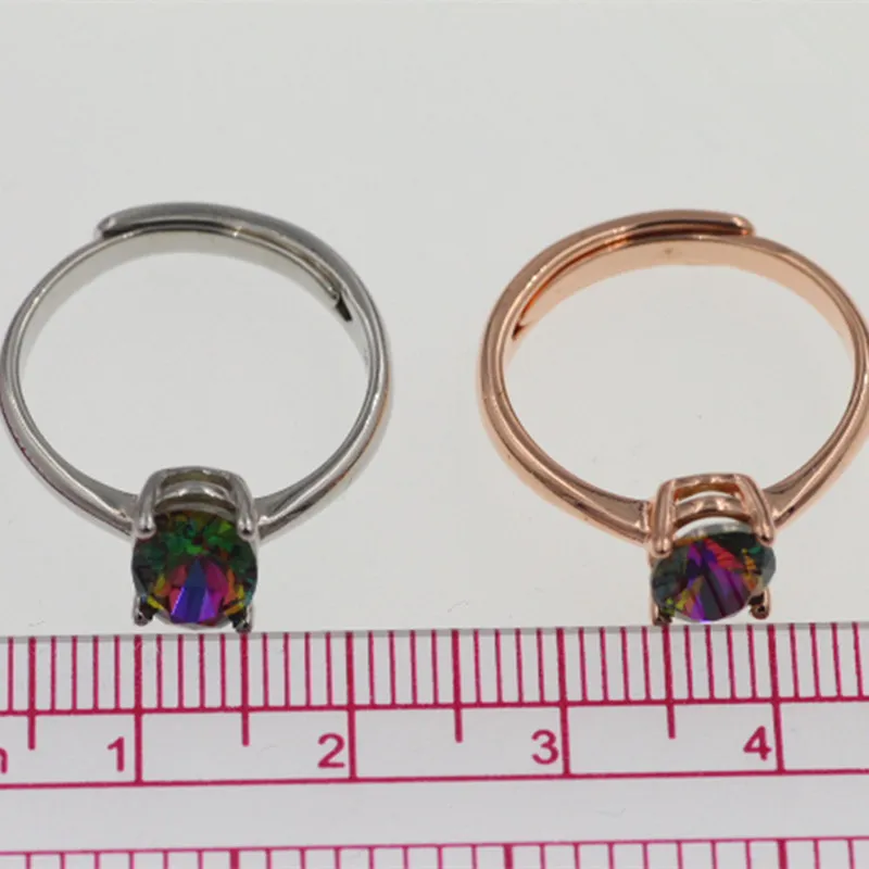 Обручальные кольца из стерлингового серебра 925 пробы/розового золота для женщин