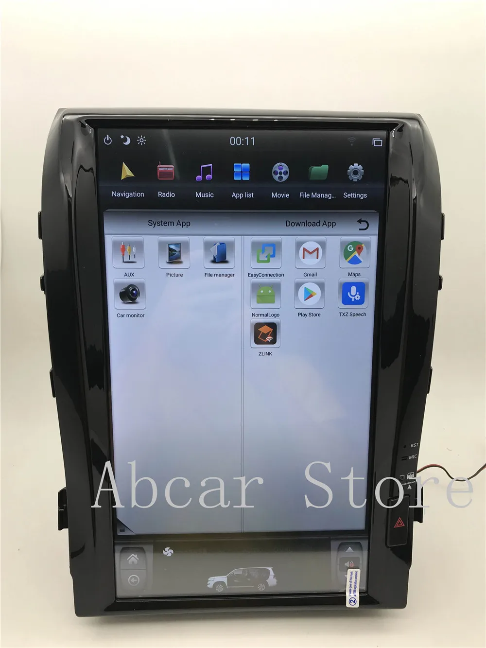 1" Tesla стиль Android 8,1 PX6 HDMI Автомобильный dvd-плеер gps навигация для Toyota LAND CRUISER LC200 2008- радио ips стерео
