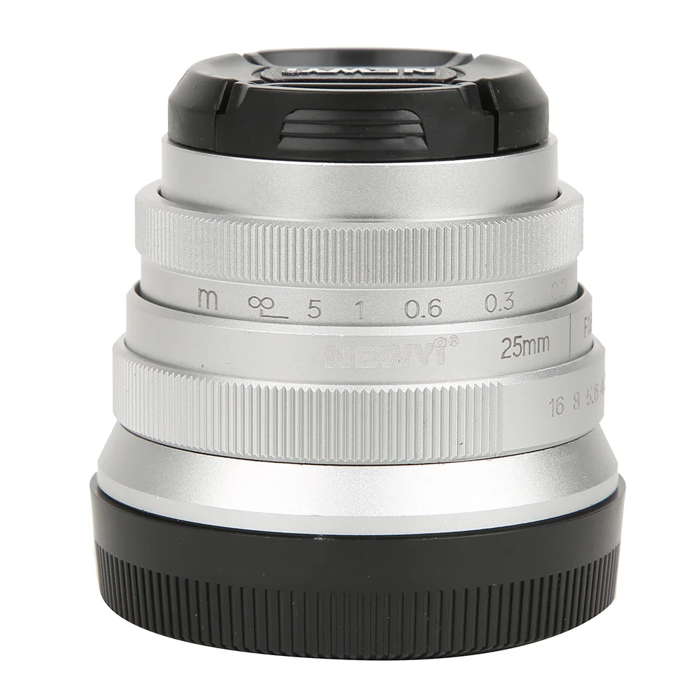 NEWYI 25 мм F1.8 Mark II Большая диафрагма фиксированный ручной фокус объектив для Fuji FX Sony