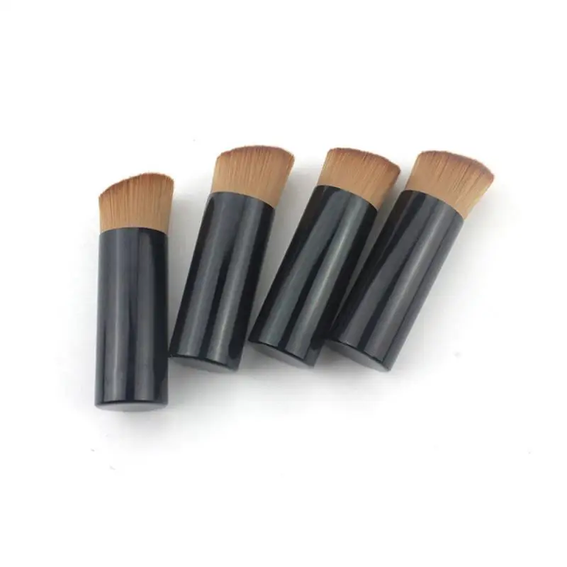 1 шт. модная женская мягкая черная нейлоновая кисть для основы под макияж плоская