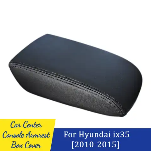 Чехол для центральной консоли автомобиля, подлокотник, подушка, подлокотник, защита для центрального сиденья, крышка, аксессуары для Hyundai ix35...