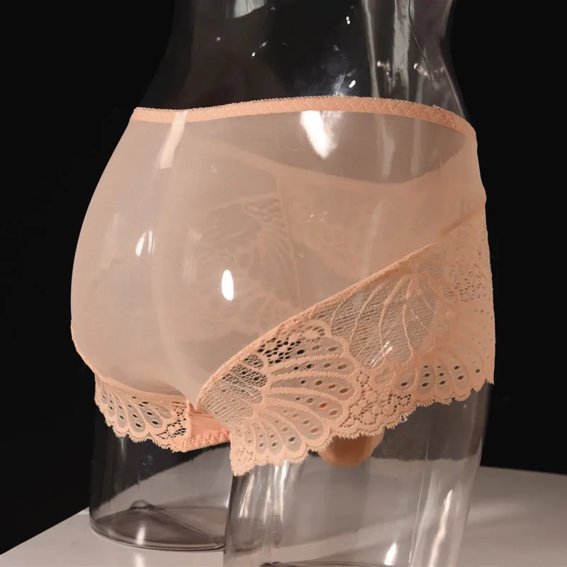 Кружевные Прозрачные сексуальные стринги мужские кружевные u-образные g-стринги