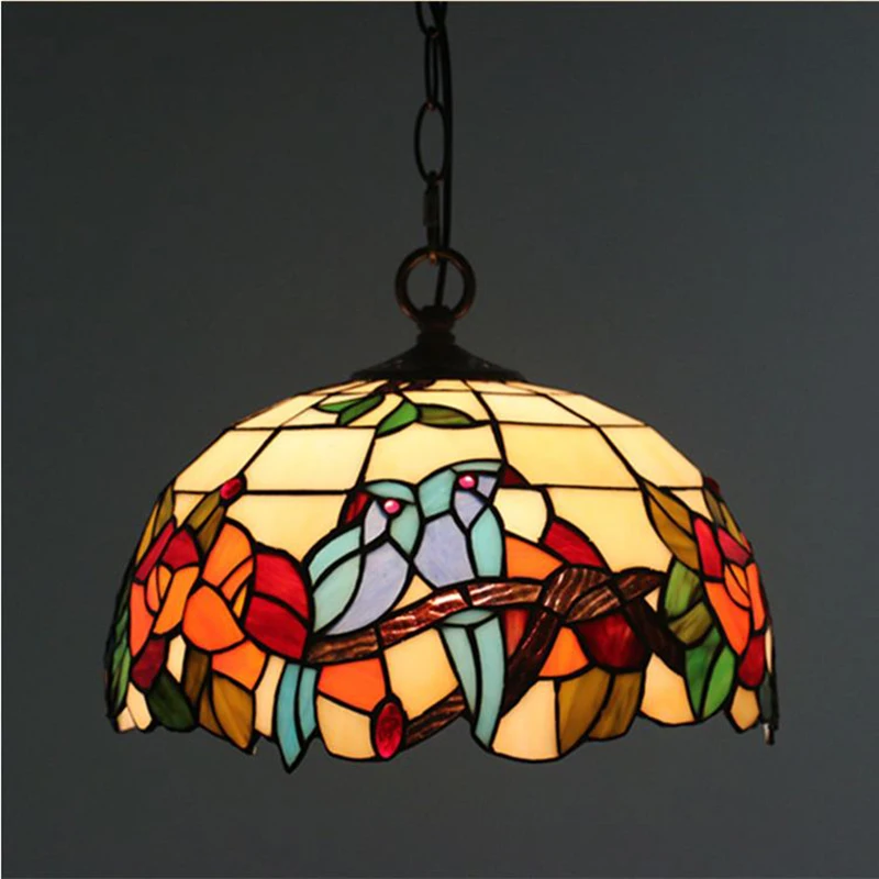 Подвесной Светильник Тиффани 30 см ламсветильник для спальни фойе коридора бара с