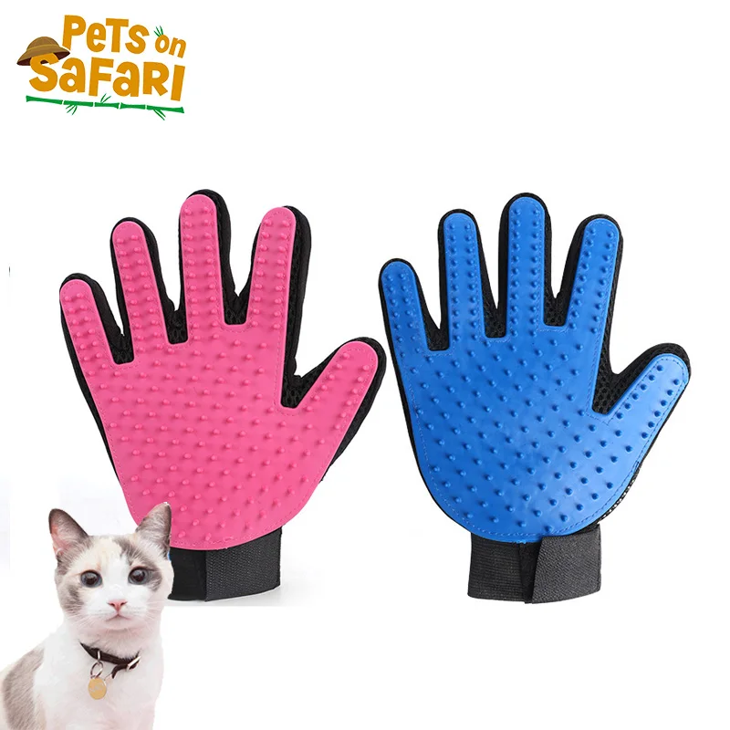 

Щетка для вычесывания шерсти домашних животных, перчатки для груминга кошек и собак, Массажная щетка для ванной, товары для питомцев