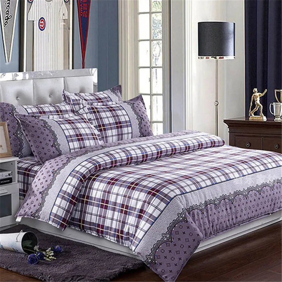 Пододеяльник с рисунком фламинго наволочка постельное белье из одной единицы